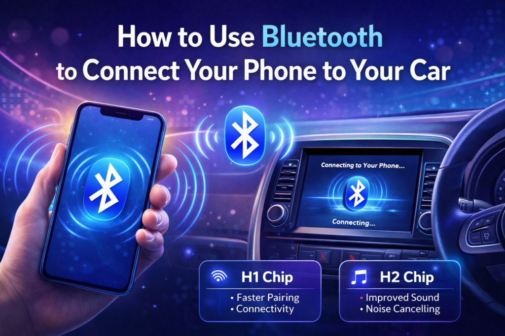 connect car and phone using bluetooth