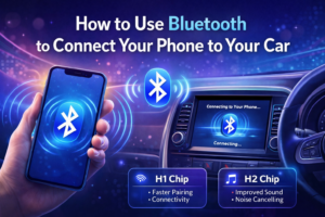 connect car and phone using bluetooth