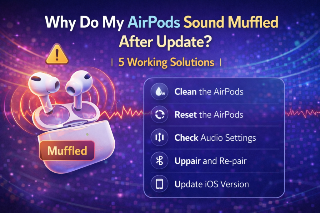 why do my airpods sounds muffled